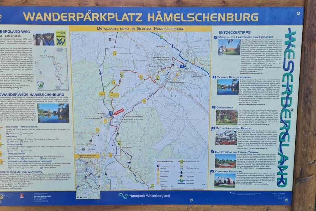 Schoene Ferienwohnung T&N Im Weserbergland Emmerthal Eksteriør bilde